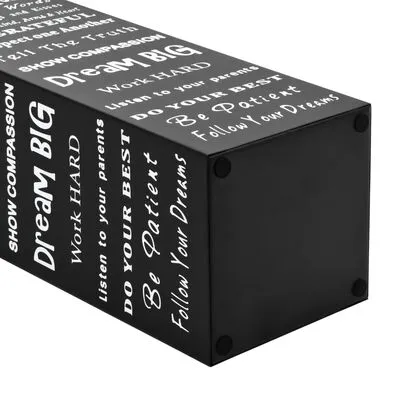 VidaXL Parapluhouder Tekst Staal Zwart - Afbeelding 4