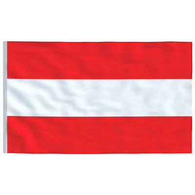 VidaXL Vlag Met Vlaggenmast Oostenrijk 6,23 M Aluminium - Afbeelding 4