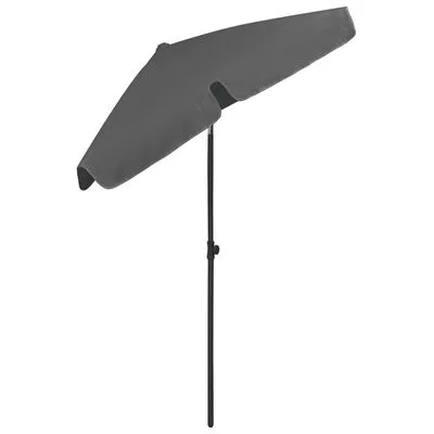 VidaXL Strandparasol 180x120 Cm Antracietkleurig - Afbeelding 4