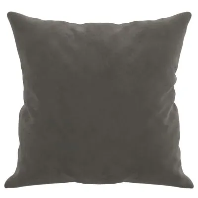 VidaXL Sierkussens 2 St 40x40 Cm Fluweel Donkergrijs - Afbeelding 4
