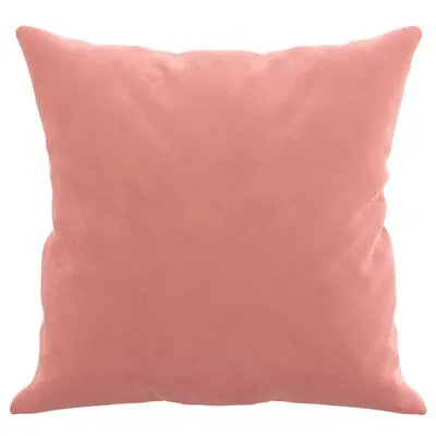 VidaXL Sierkussens 2 St 40x40 Cm Fluweel Roze - Afbeelding 4