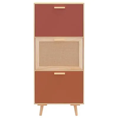 VidaXL Schoenenkast 52x25x120 Cm Bewerkt Hout - Afbeelding 4