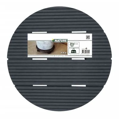 Nature Plantentrolley Rond Ø30 Cm Antracietkleurig - Afbeelding 4