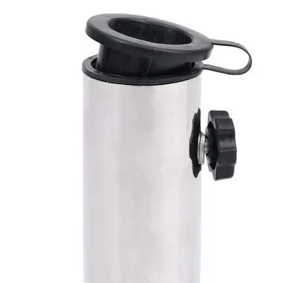 VidaXL Parasolvoet 45x25x8 Cm Graniet Zwart - Afbeelding 5