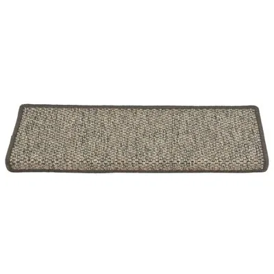 VidaXL Trapmatten Zelfklevend 15 St Sisal-look 65x25 Cm Grijs En Beige - Afbeelding 5