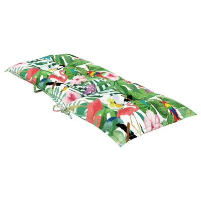 VidaXL Stoelkussens 2 St 120x50x7 Cm Stof Meerkleurig - Afbeelding 5