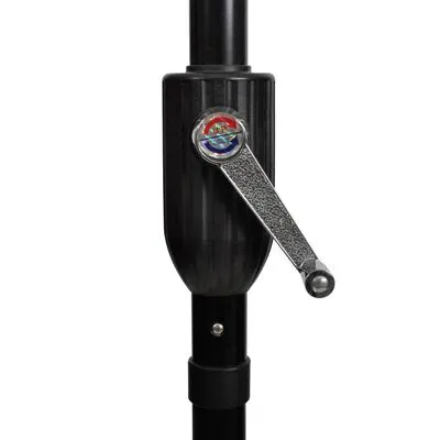 VidaXL Parasol Met Stalen Paal 3 M Groen - Afbeelding 5