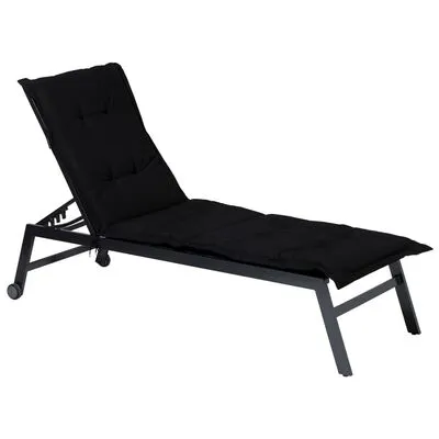 Madison Ligbedkussen Panama 200x65 Cm Zwart - Afbeelding 5