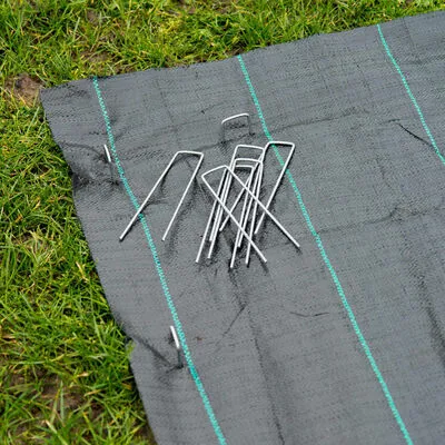 Nature Anti-worteldoek Met Pinnen 2x5 M Zwart - Afbeelding 5