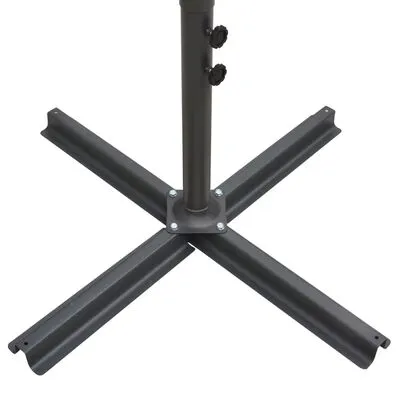 VidaXL Parasol Dubbel Met Stalen Paal 250x250 Cm Groen - Afbeelding 5