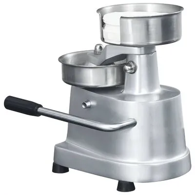 VidaXL Hamburgerpersmachine Met 500 Scheidingsbladen 10 Cm Aluminium - Afbeelding 5