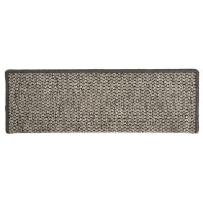 VidaXL Trapmatten Zelfklevend 15 St Sisal-look 65x25 Cm Grijs En Beige - Afbeelding 6