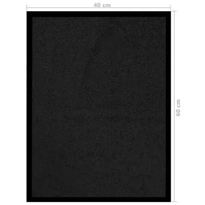 VidaXL Deurmat 40x60 Cm Zwart - Afbeelding 6