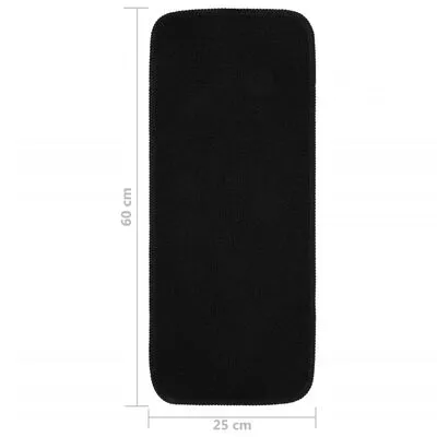 VidaXL Trapmatten 15 St Anti-slip Rechthoekig 60x25 Cm Zwart - Afbeelding 6