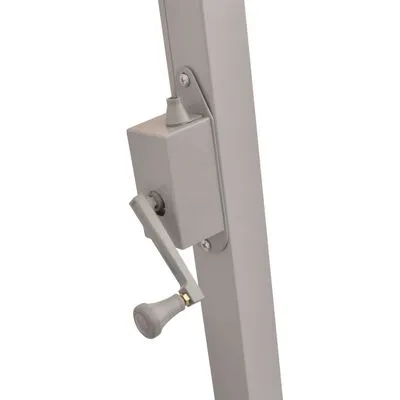 VidaXL Zweefparasol Met Aluminium Paal 300x300 Cm Groen - Afbeelding 6