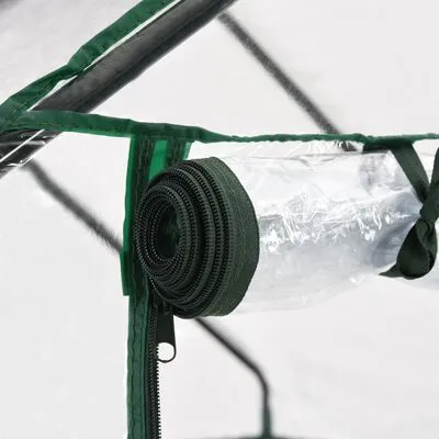 VidaXL Tuinkas Met 8 Schappen 143x143x195 Cm - Afbeelding 6