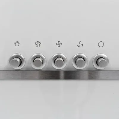 VidaXL Afzuigkap RGB-LED 90 Cm Roestvrij Staal En Gehard Glas - Afbeelding 6