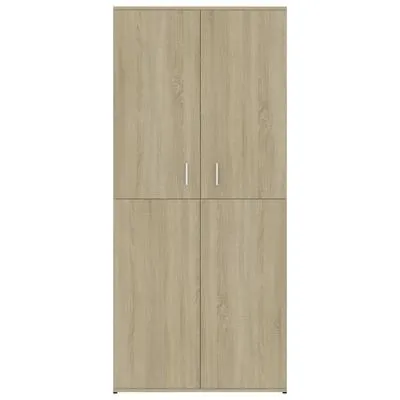 VidaXL Schoenenkast 80x39x178 Cm Spaanplaat Sonoma Eikenkleurig - Afbeelding 6