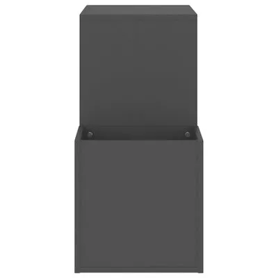 VidaXL Opbergkast 105x35,5x70 Cm Spaanplaat Grijs - Afbeelding 6