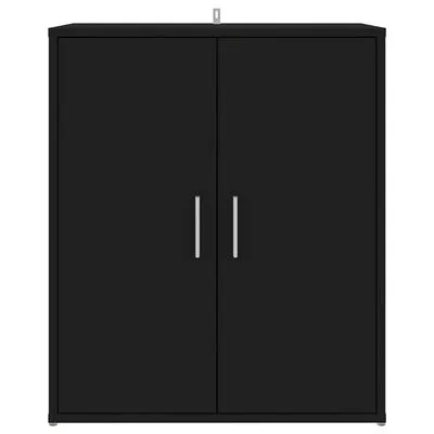 VidaXL Schoenenkast 60x35x70 Cm Spaanplaat Zwart - Afbeelding 6