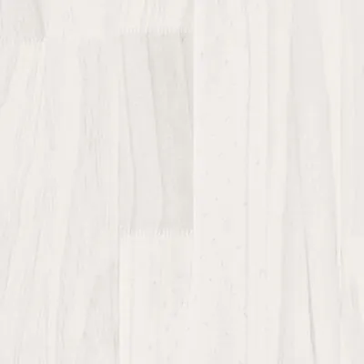 VidaXL Plantenbak 150x50x70 Cm Massief Grenenhout Wit - Afbeelding 6