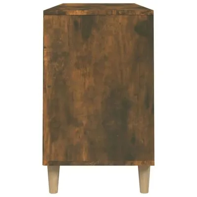 VidaXL Schoenenkast 102x36x60 Cm Bewerkt Hout Gerookt Eikenkleurig - Afbeelding 6