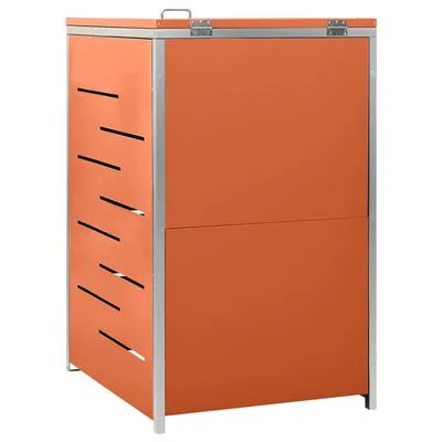 VidaXL Containerberging Enkel 69x77,5x115 Cm Roestvrij Staal - Afbeelding 7