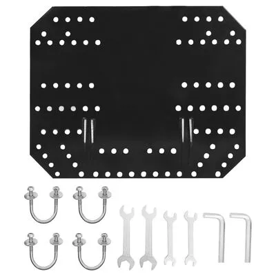 VidaXL Sneeuwploeg Voor ATV 150x38 Cm Zwart - Afbeelding 7