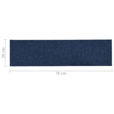 VidaXL 15 St Trapmatten Zelfklevend Rechthoekig 76x20 Cm Blauw - Afbeelding 4