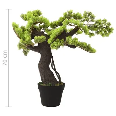 VidaXL Kunstplant Met Pot Cipres Bonsai 70 Cm Groen - Afbeelding 7