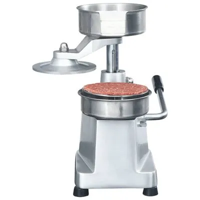 VidaXL Hamburgerpersmachine Met 500 Scheidingsbladen 10 Cm Aluminium - Afbeelding 7