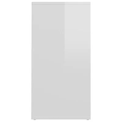 VidaXL Schoenenkasten 2 St 31,5x35x70 Cm Spaanplaat Hoogglans Wit - Afbeelding 7