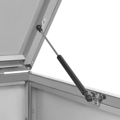 VidaXL Containerberging Enkel 69x77,5x115 Cm Roestvrij Staal - Afbeelding 8