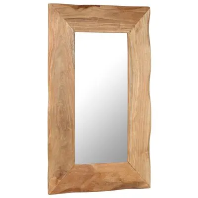 VidaXL Cosmeticaspiegel 50x80 Cm Massief Acaciahout - Afbeelding 8