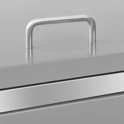 VidaXL Containerberging Enkel 69x77,5x115 Cm Roestvrij Staal - Afbeelding 9