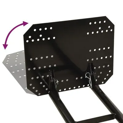 VidaXL Sneeuwploeg Voor ATV 150x38 Cm Zwart - Afbeelding 9