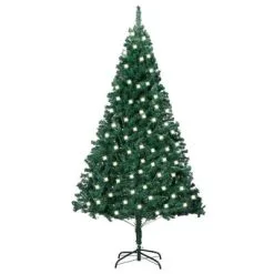 VidaXL Kunstkerstboom Met LED's En Dikke Takken 120 Cm Groen
