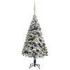 VidaXL Kunstkerstboom Met LED's En Kerstballen 120 Cm Groen