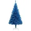 VidaXL Kunstkerstboom Met Standaard 150 Cm PVC Blauw
