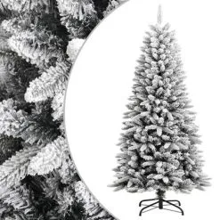 VidaXL Kunstkerstboom Met Sneeuw 120 Cm PVC En PE