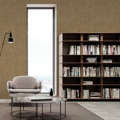 DUTCH WALLCOVERINGS Behang Thread Bruin - Afbeelding 2