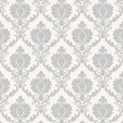 Noordwand Topchic Behang Classic Ornaments Lichtgrijs