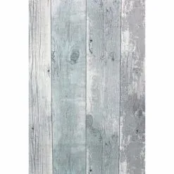 Noordwand Topchic Behang Wooden Planks Grijs En Blauw