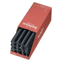 Bolsius Dinerkaarsen Shine 16 St Rustiek 27 Cm Stormgrijs