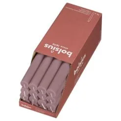 Bolsius Dinerkaarsen Shine 16 St Rustiek 27 Cm Ash Rose