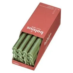 Bolsius Dinerkaarsen Shine 16 St Rustiek 27 Cm Fris Olijfkleurig