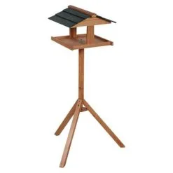 FLAMINGO Vogelvoedertafel Op Standaard Reykjavik 42x40,5x119 Cm Bruin