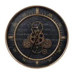 Gifts Amsterdam Radarklok Birmingham 50x8 Cm Metaal Zwart