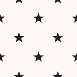 Noordwand Behang Friends & Coffee Little Stars Zwart En Wit