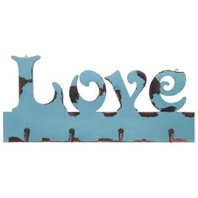 VidaXL Wandkapstok LOVE 50x23 Cm - Afbeelding 2
